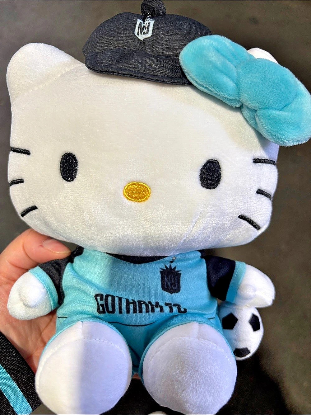 LIMITED EDITION - Sanrio Hello Kitty x NY Gotham FC Plush - Brand New